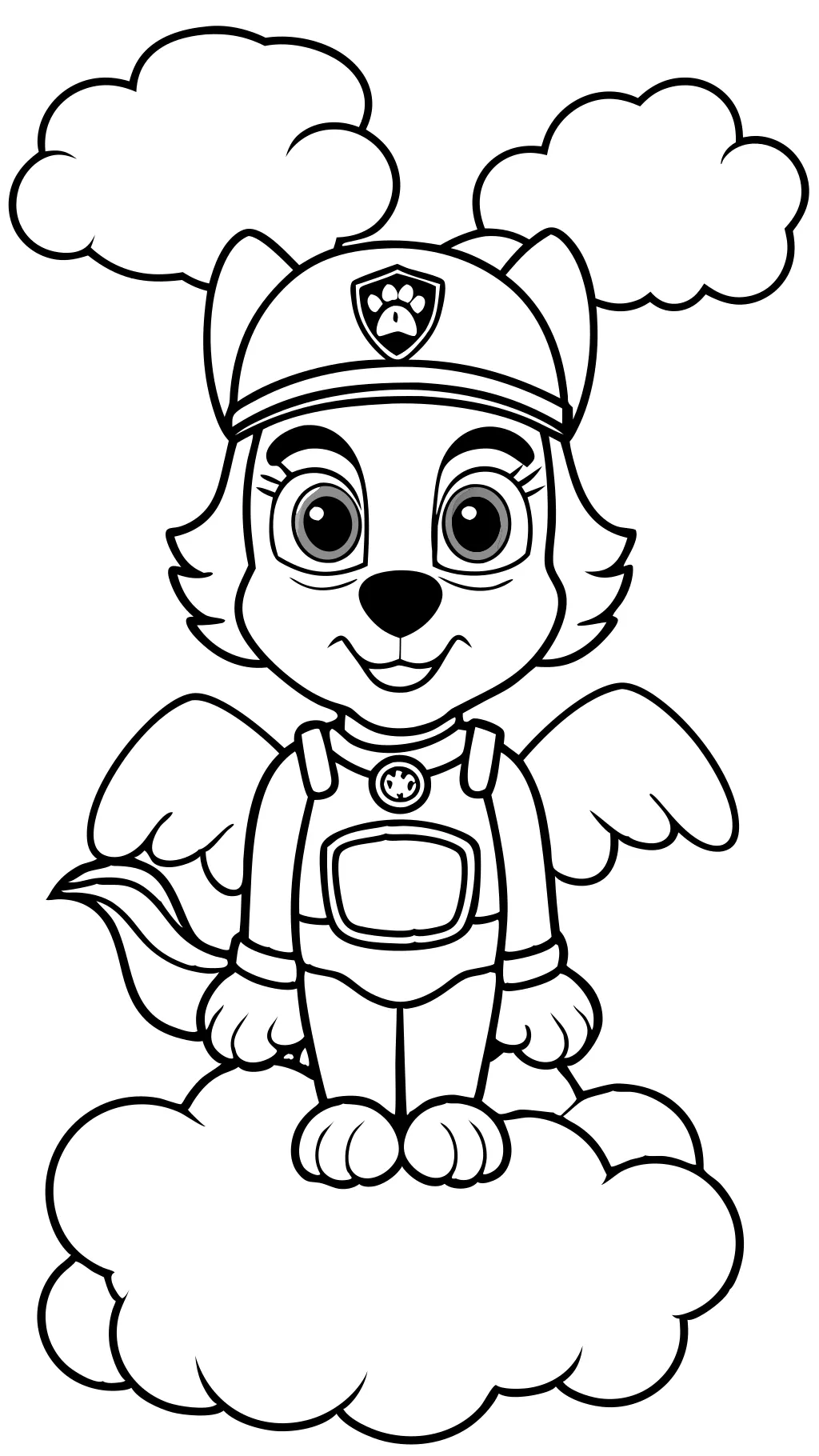 Páginas para colorear de Sky Paw Patrol